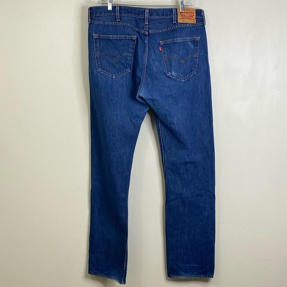 LEVI STRAUSS & CO. 541 MENS BUTTON CLOSURE BLUE JEANS 100% COTTON 38W, 36L - Picture 5 of 17
